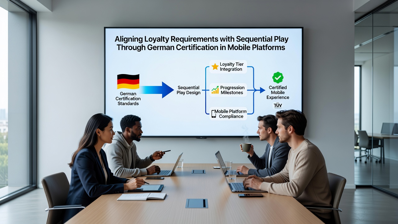 Zertifizierte Schnittstellen für sequentielle Spielabläufe und Treuepunkte auf mobilen Geräten