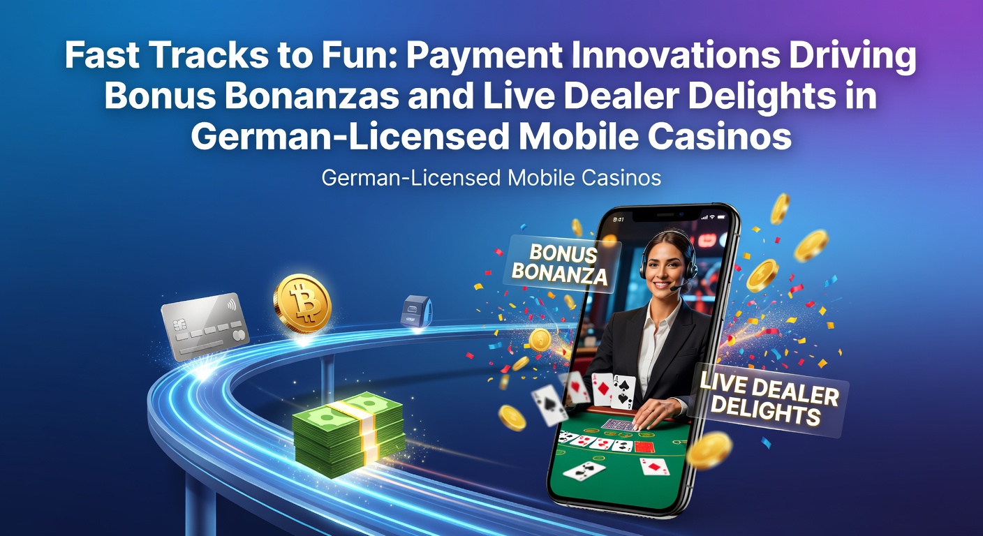 Moderne Smartphone-App mit blitzschnellen Zahlungsoptionen und leuchtenden Bonus-Symbolen in einem Mobile-Casino