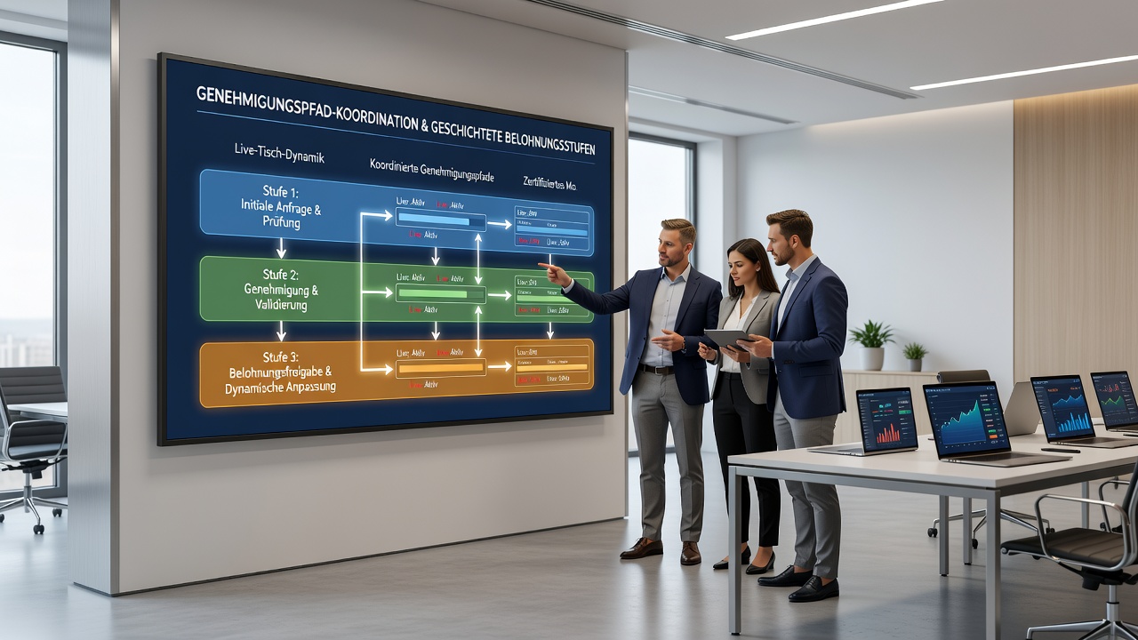 Live-Tisch-Dynamik und Belohnungskoordination in zertifizierten Apps