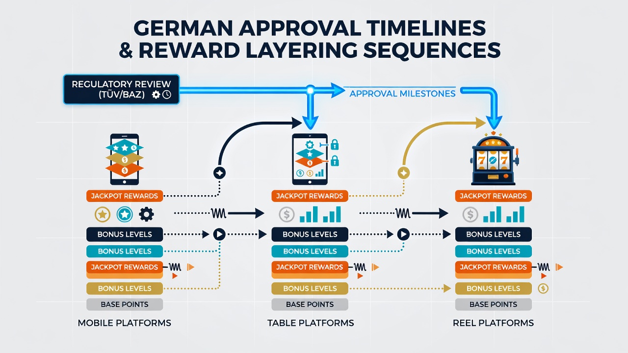 Illustration der deutschen Genehmigungsprozesse und ihrer Auswirkungen auf mobile Casino-Plattformen