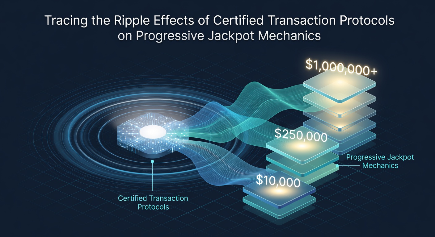 Diagramm der Auswirkungen zertifizierter Protokolle auf Jackpot-Pools in mobilen Netzwerken